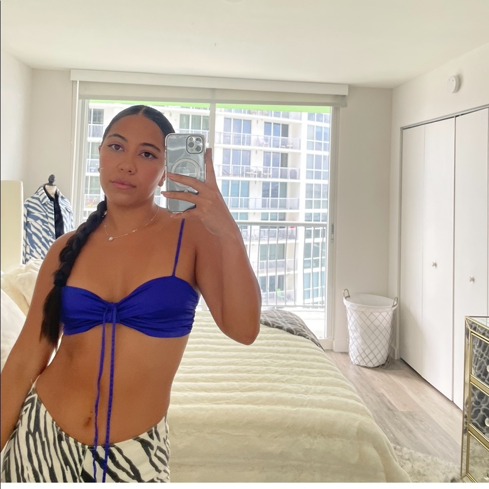 Silk bralette top